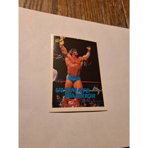 Vintage 1990 WWF Trading Card #106 Ultimate Warrior Classic Games Titan Sports